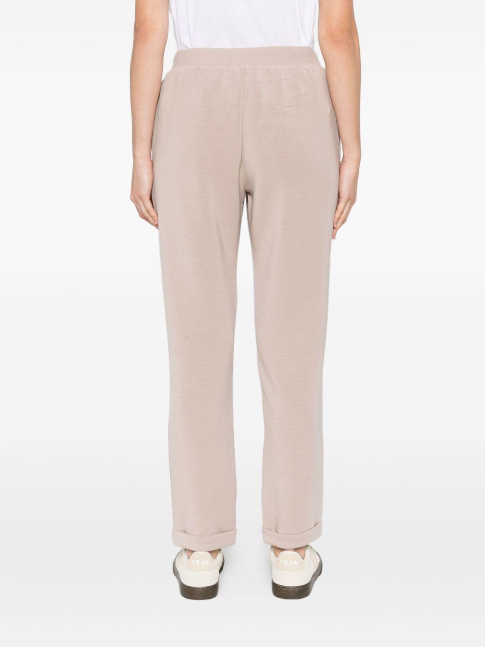 LIUJO Pantaloni sportivi beige con logo