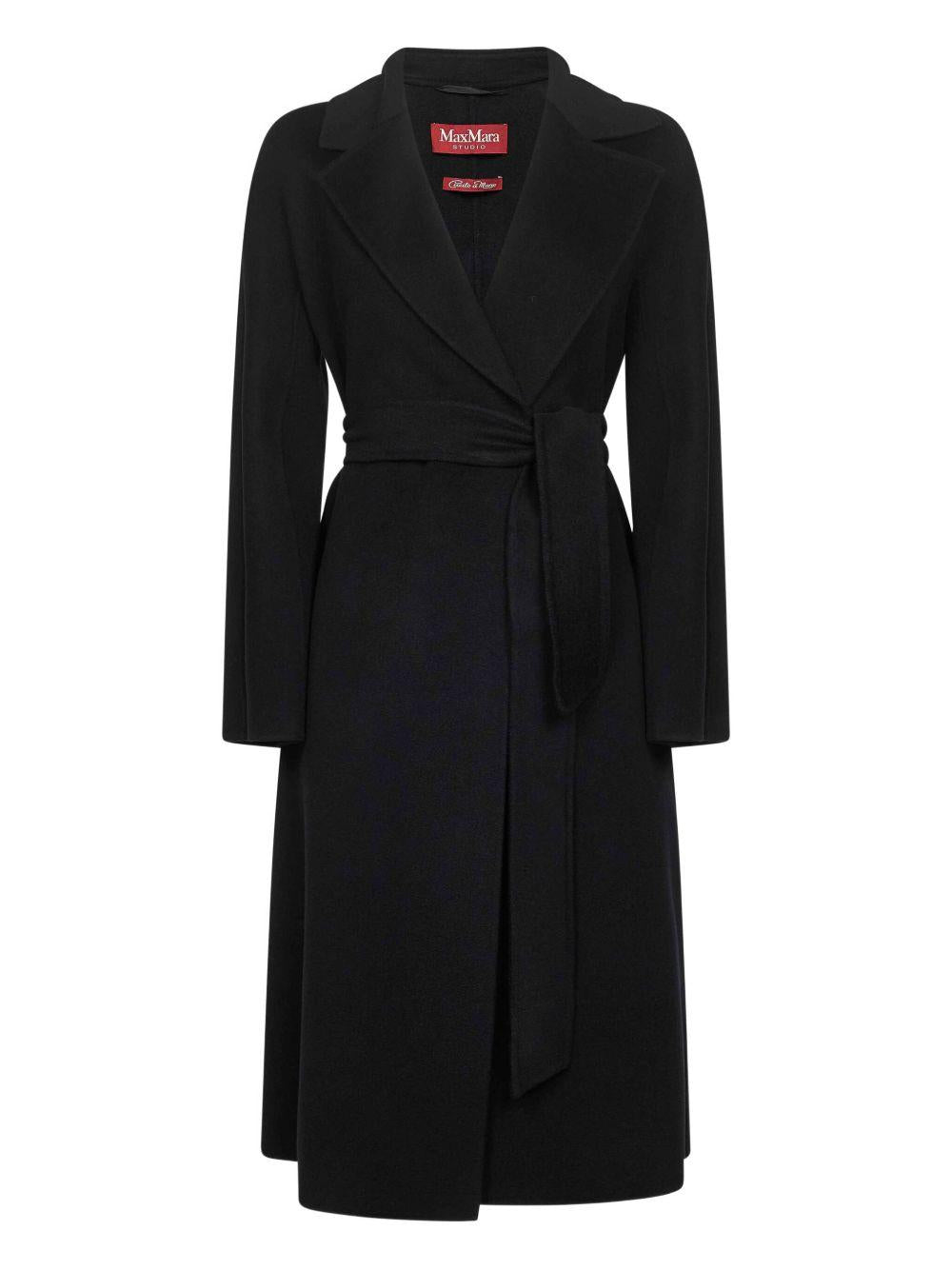 MAX MARA STUDIO Cappotto 'Cles' con cintura