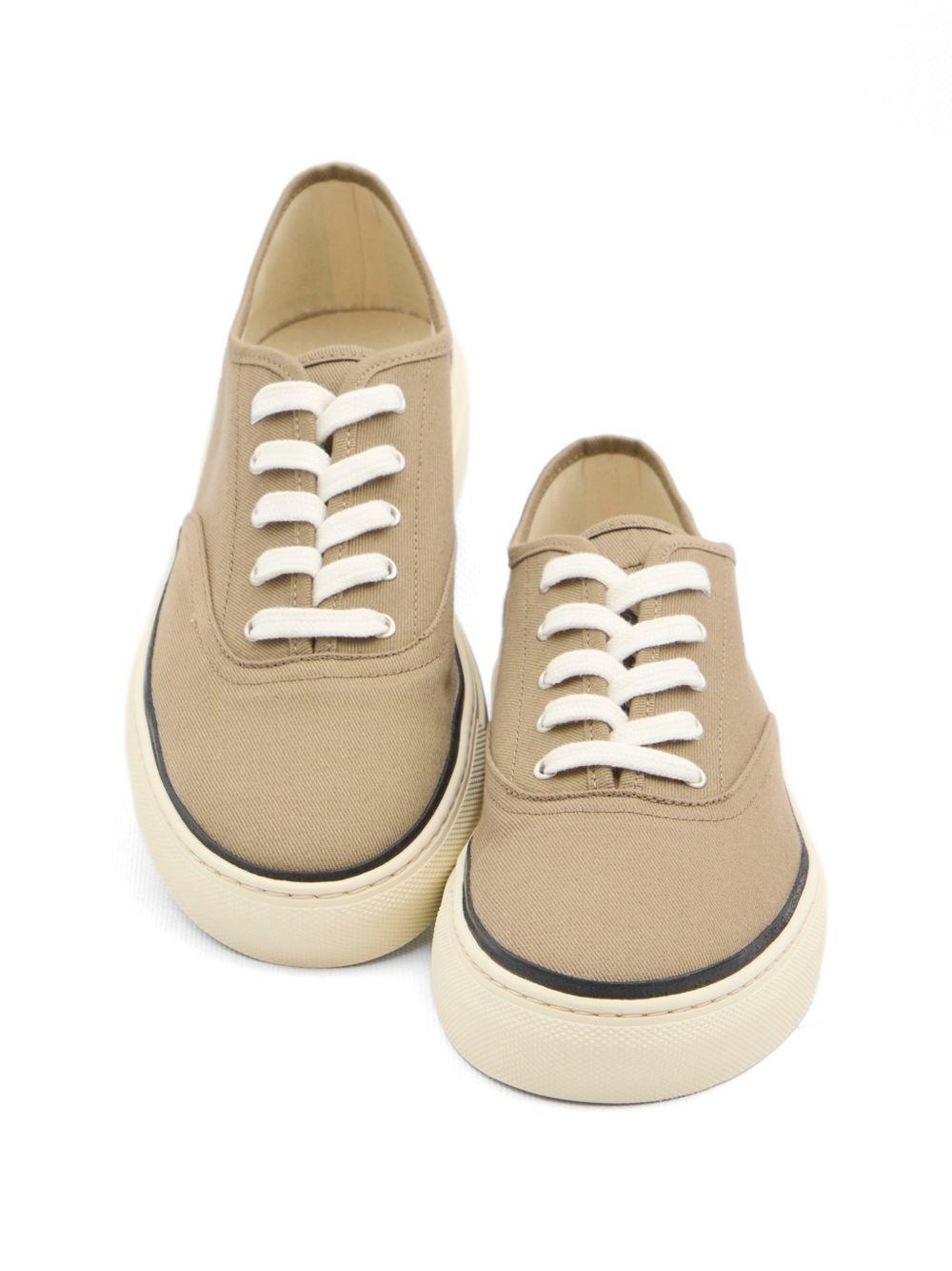 JACQUEMUS Skate sneakers in cotone color kaki