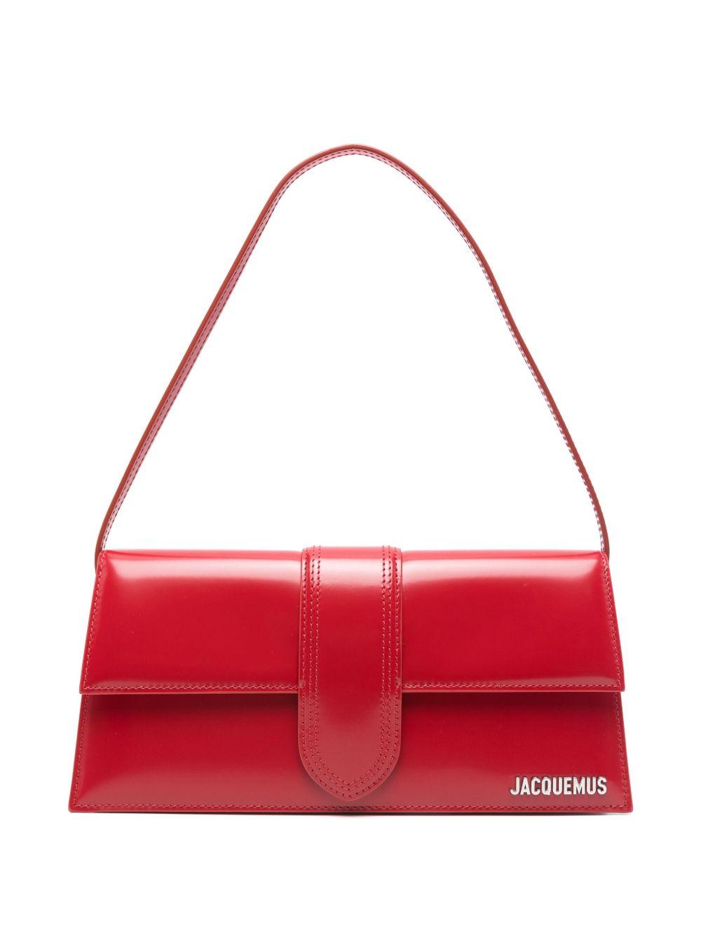 JACQUEMUS Borsa 'Le Bambino Long' in pelle rossa