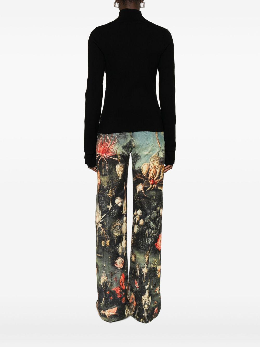 BLUGIRL Maglione a collo alto con motivo geometrico