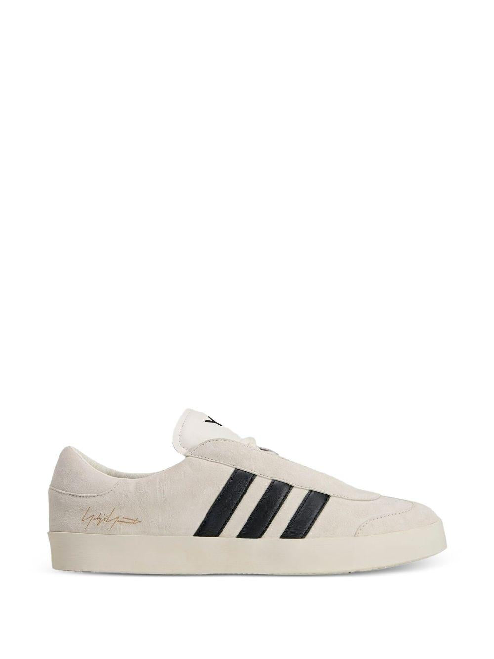 Y3 Sneakers Gazelle beige in pelle scamosciata
