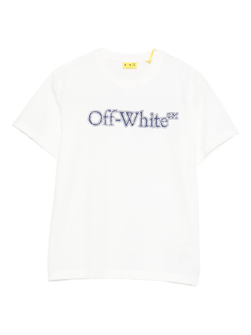 OFF WHITE T-shirt in cotone con logo