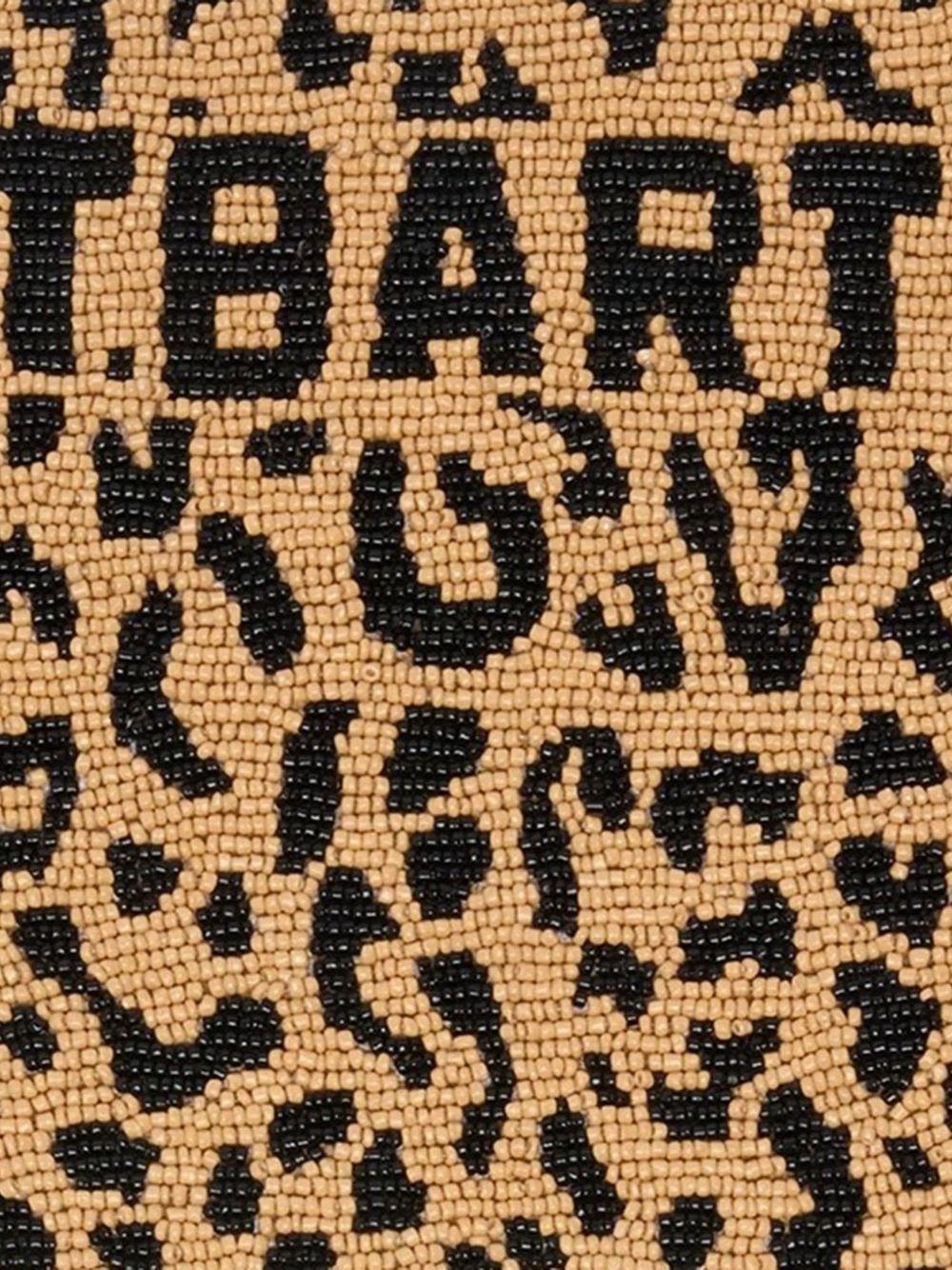 MC2 SAINT BARTH Pochette Pouch Pearl con fantasia leopardata