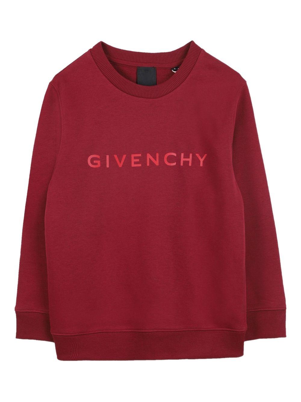 GIVENCHY Felpa girocollo bordeaux
