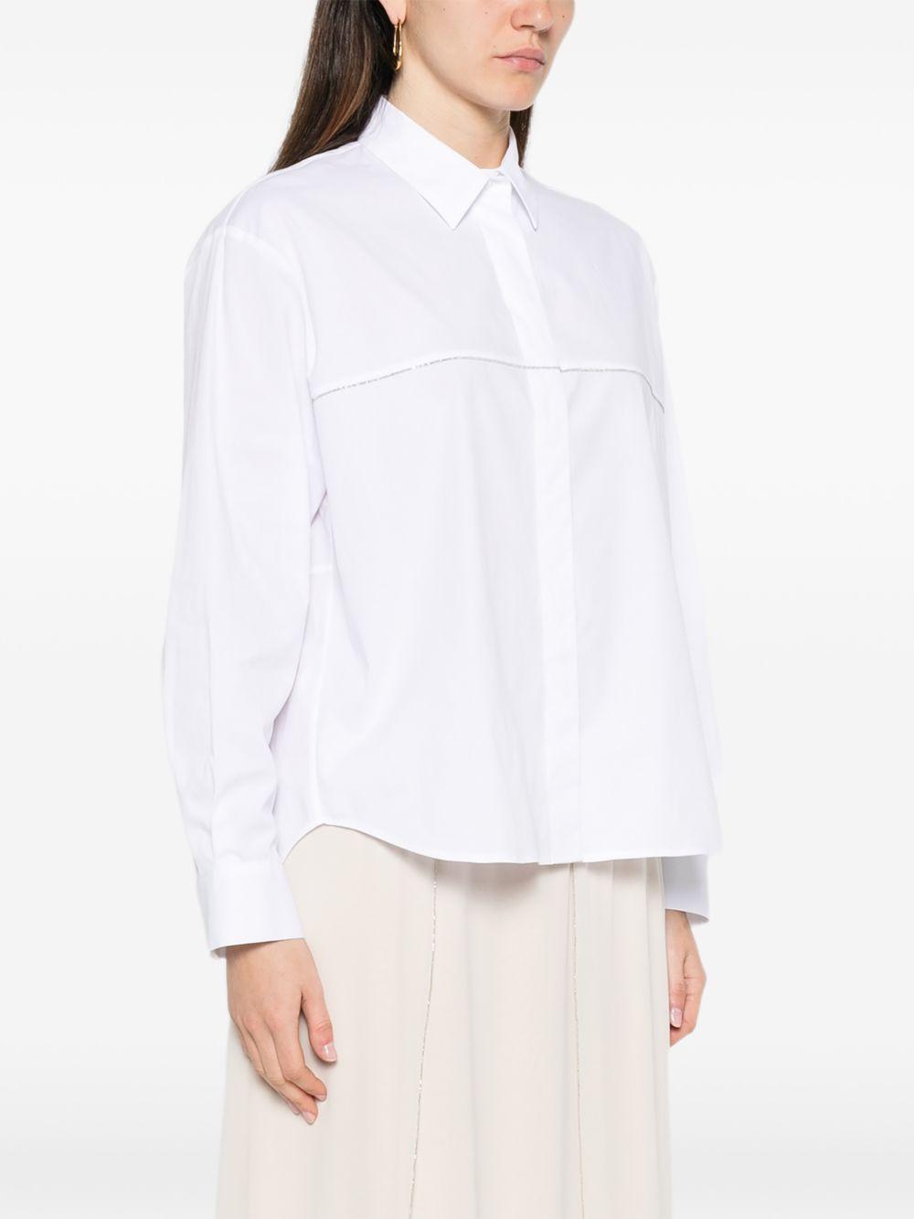 PESERICO Camicia bianca a maniche lunghe