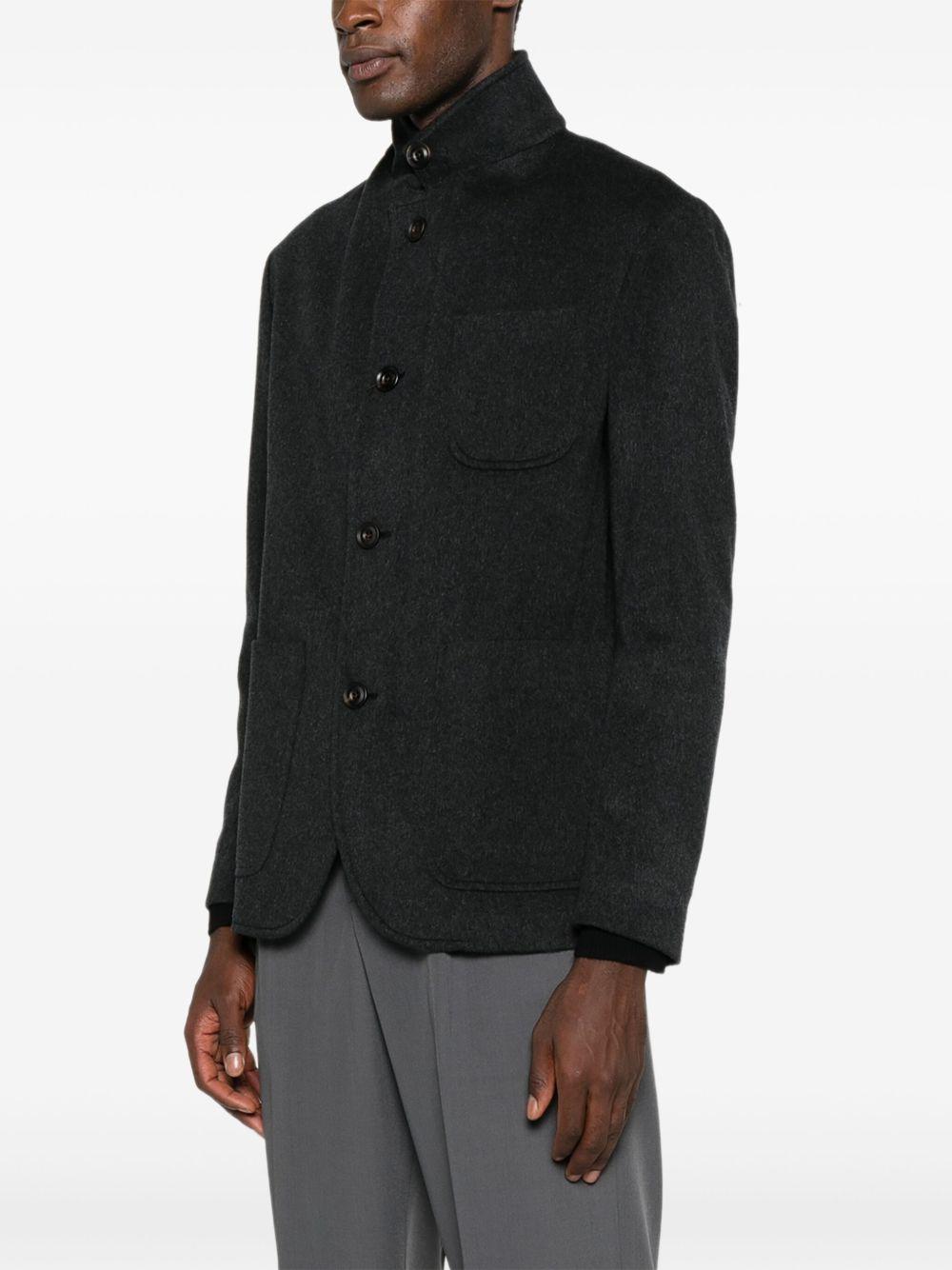 CORNELIANI Blazer grigio scuro in lana