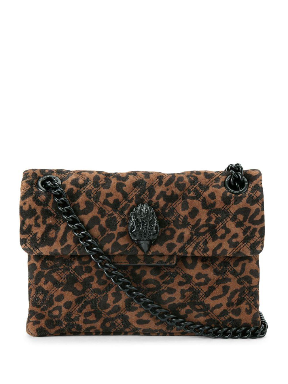 KURT GEIGER Borsa a spalla mini Kensington in stampa animalier