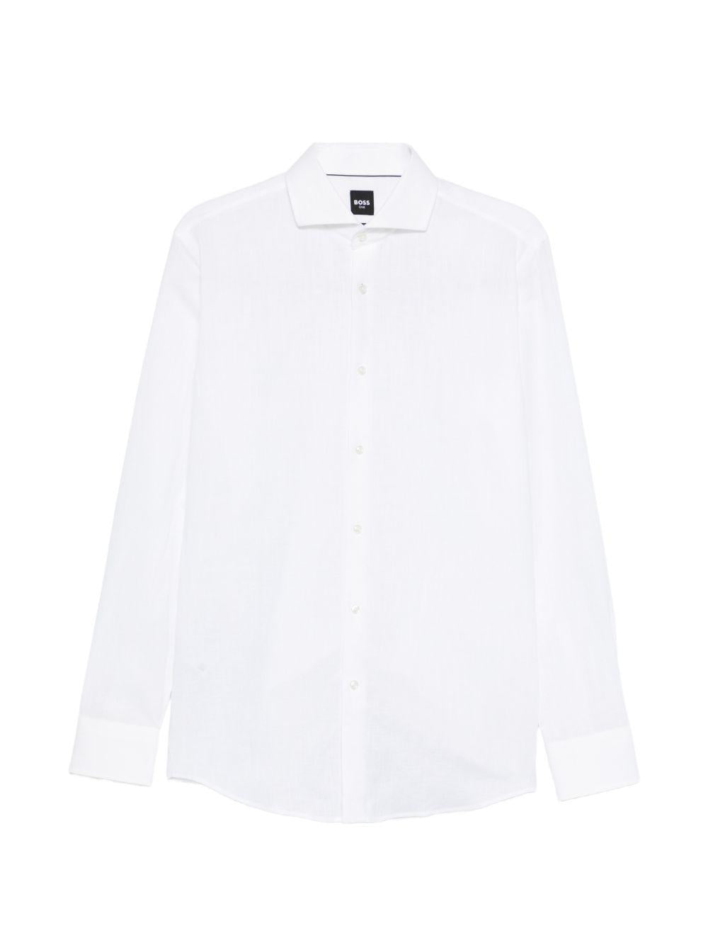 BOSS Camicia H Hank bianca