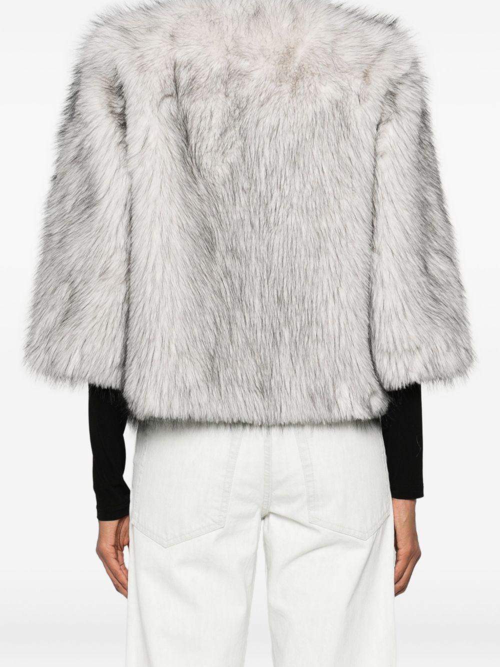 BETTA CORRADI Ecopelliccia con maniche a 3/4