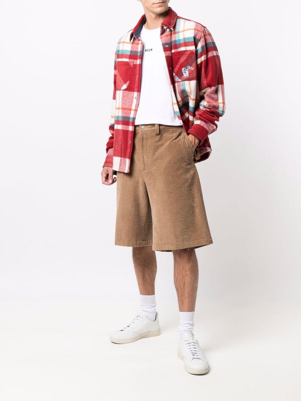 MSGM T-shirt in cotone con logo stampato frontale