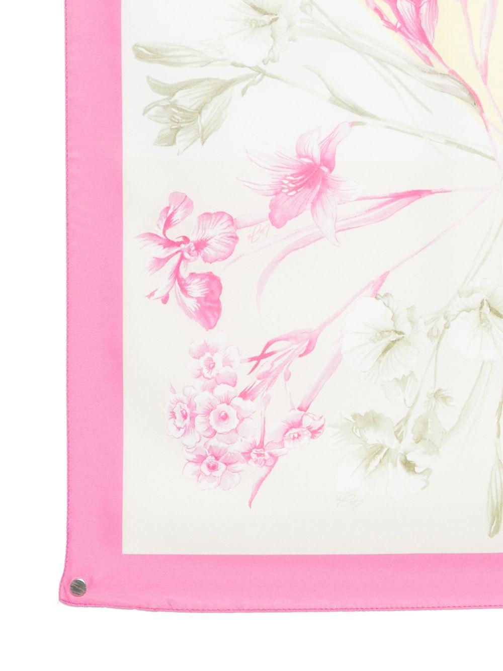 LIUJO Foulard con stampa floreale rosa