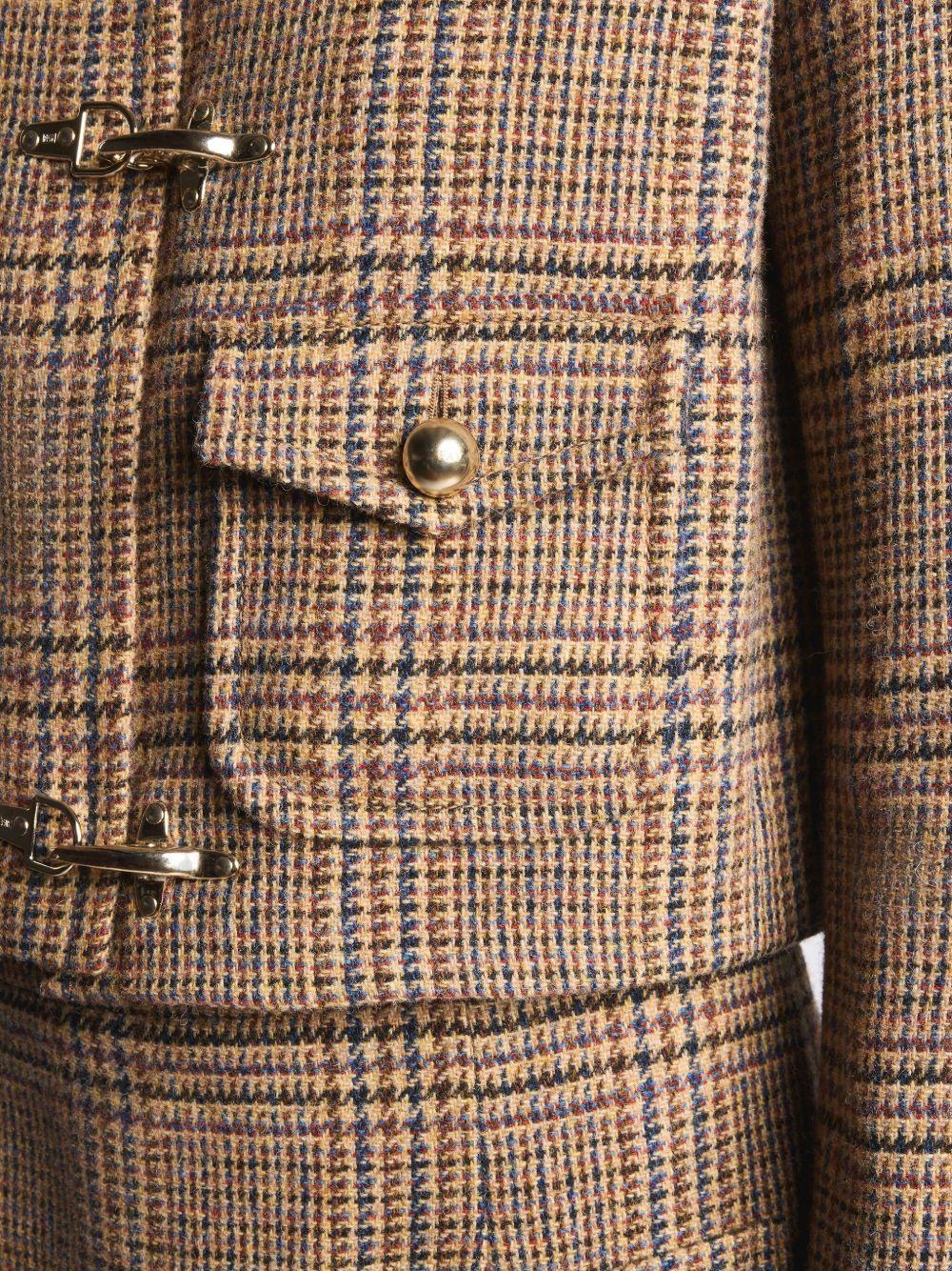 FAY Giacca 3 Ganci in lana Principe di Galles