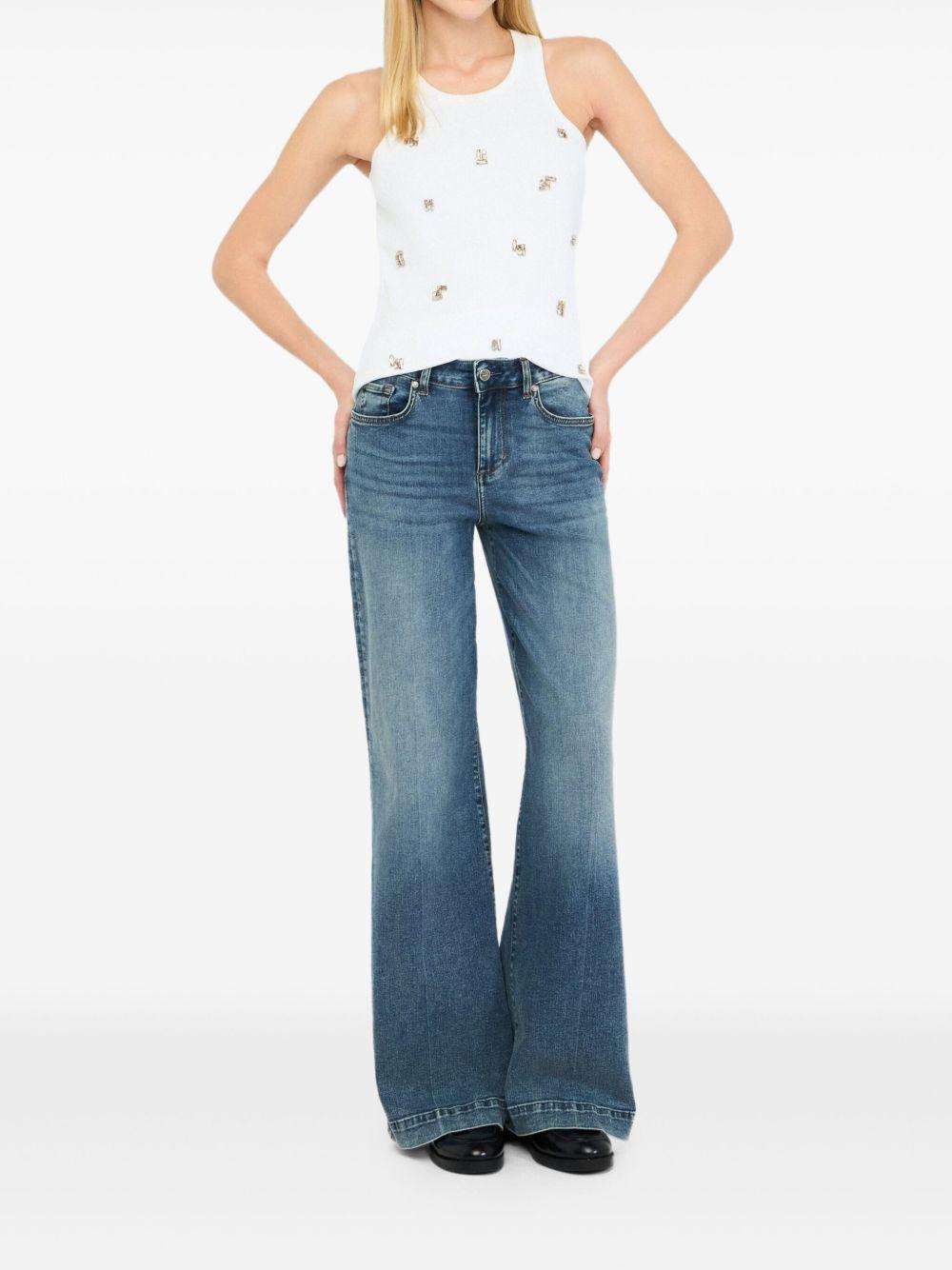 LIUJO Jeans blu a palazzo