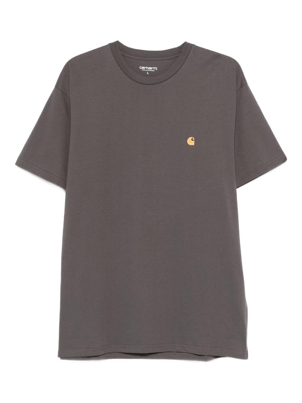 CARHARTT WIP T-shirt in cotone grigio