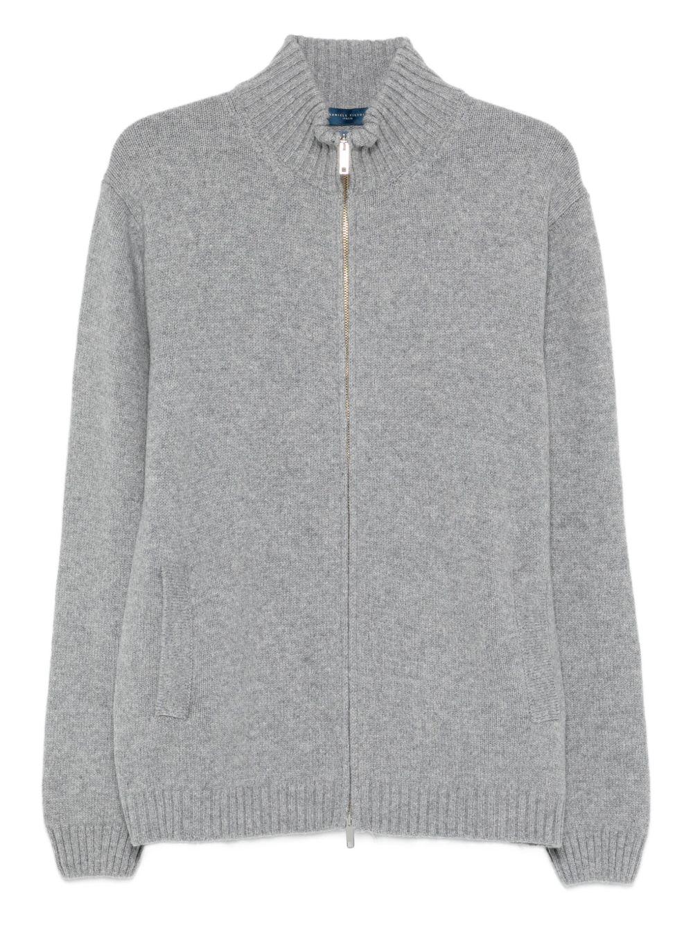DANIELE FIESOLI Maglia grigia con zip