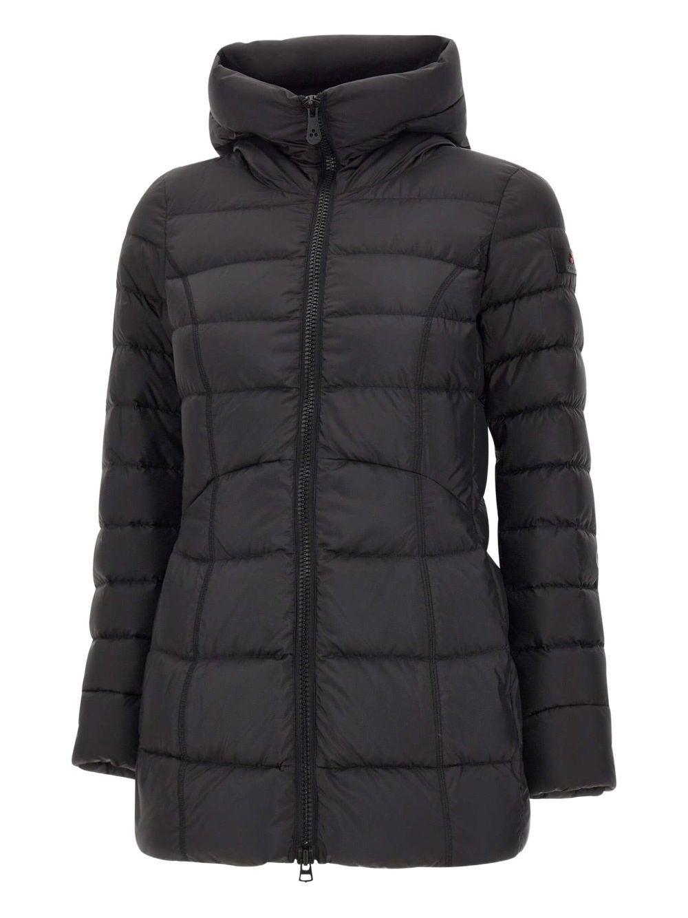 PEUTEREY Piumino lungo nero