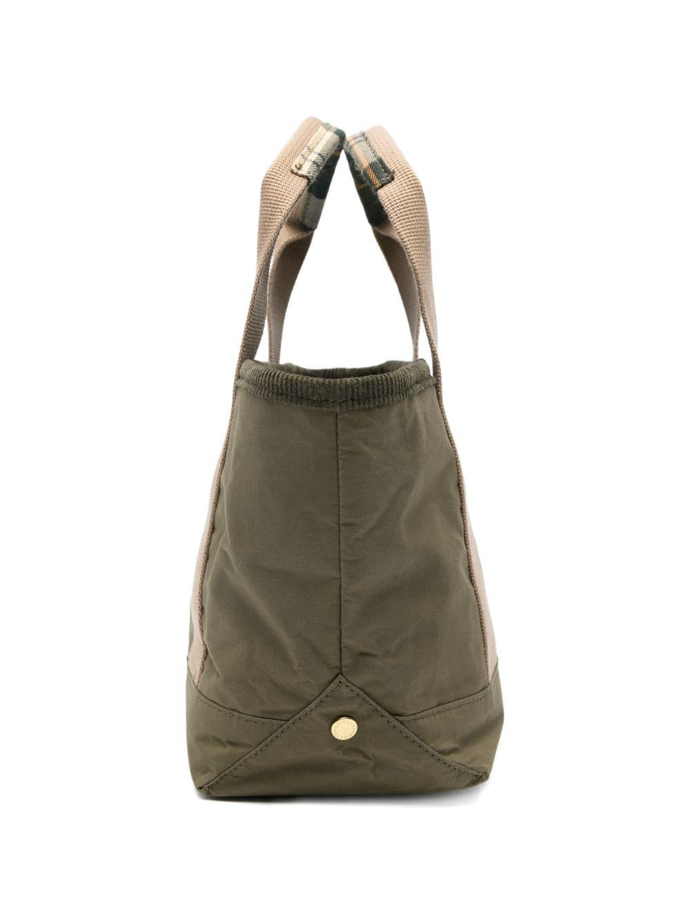 BARBOUR Borsa tote verde Mya Mini Tartan