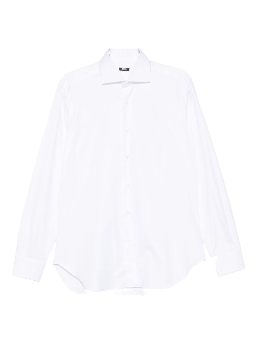 BARBA Camicia bianca button down