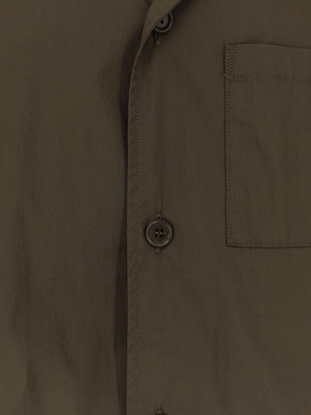 ASPESI Camicia verde miitare con taschino