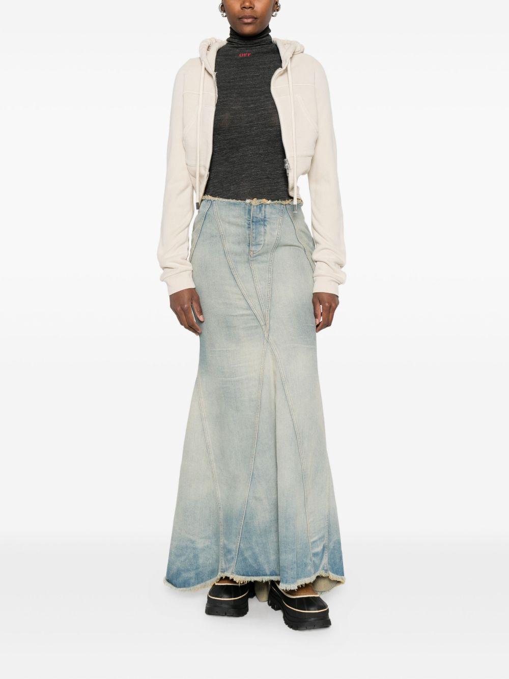 OFF WHITE Maglia a collo alto con logo