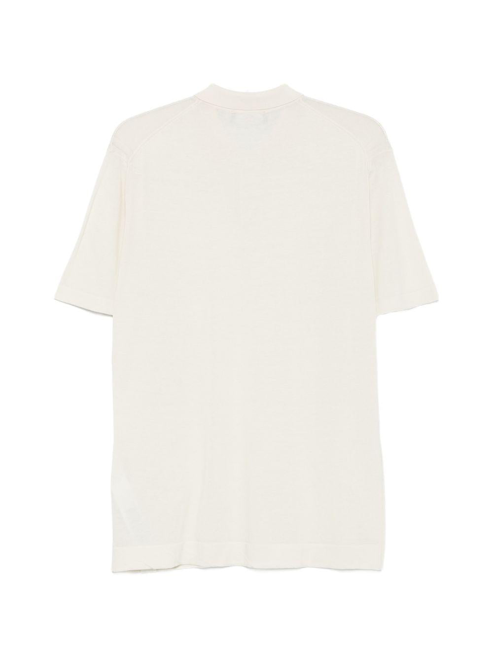 PEUTEREY Polo Malaga in cotone color panna