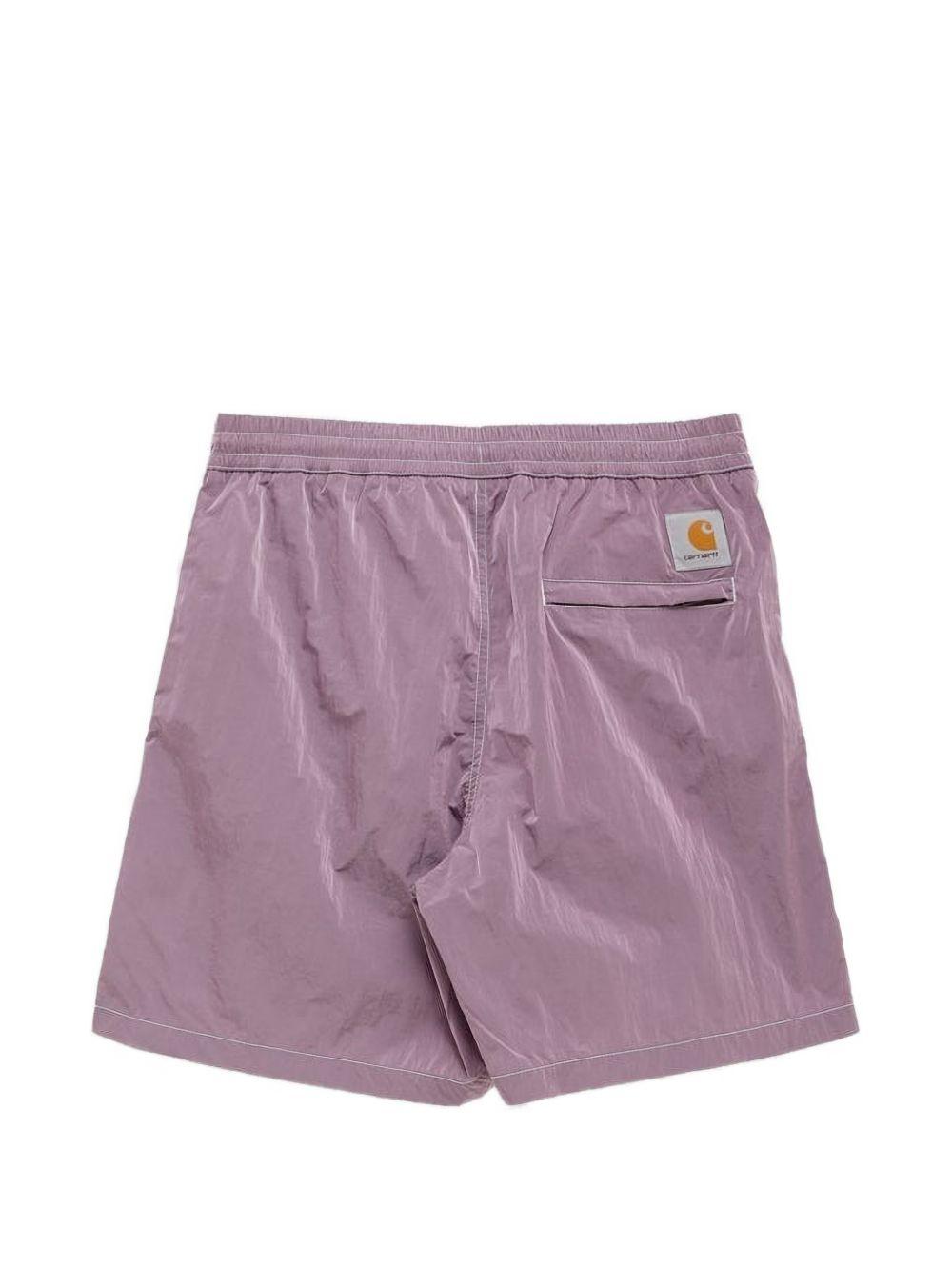 CARHARTT WIP Costume viola con logo bianco