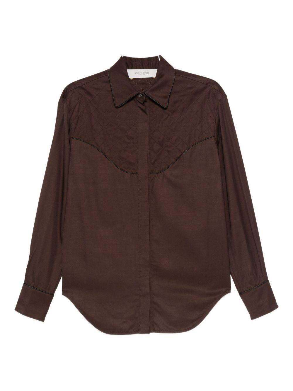 GOLDEN GOOSE Camicia trapuntata