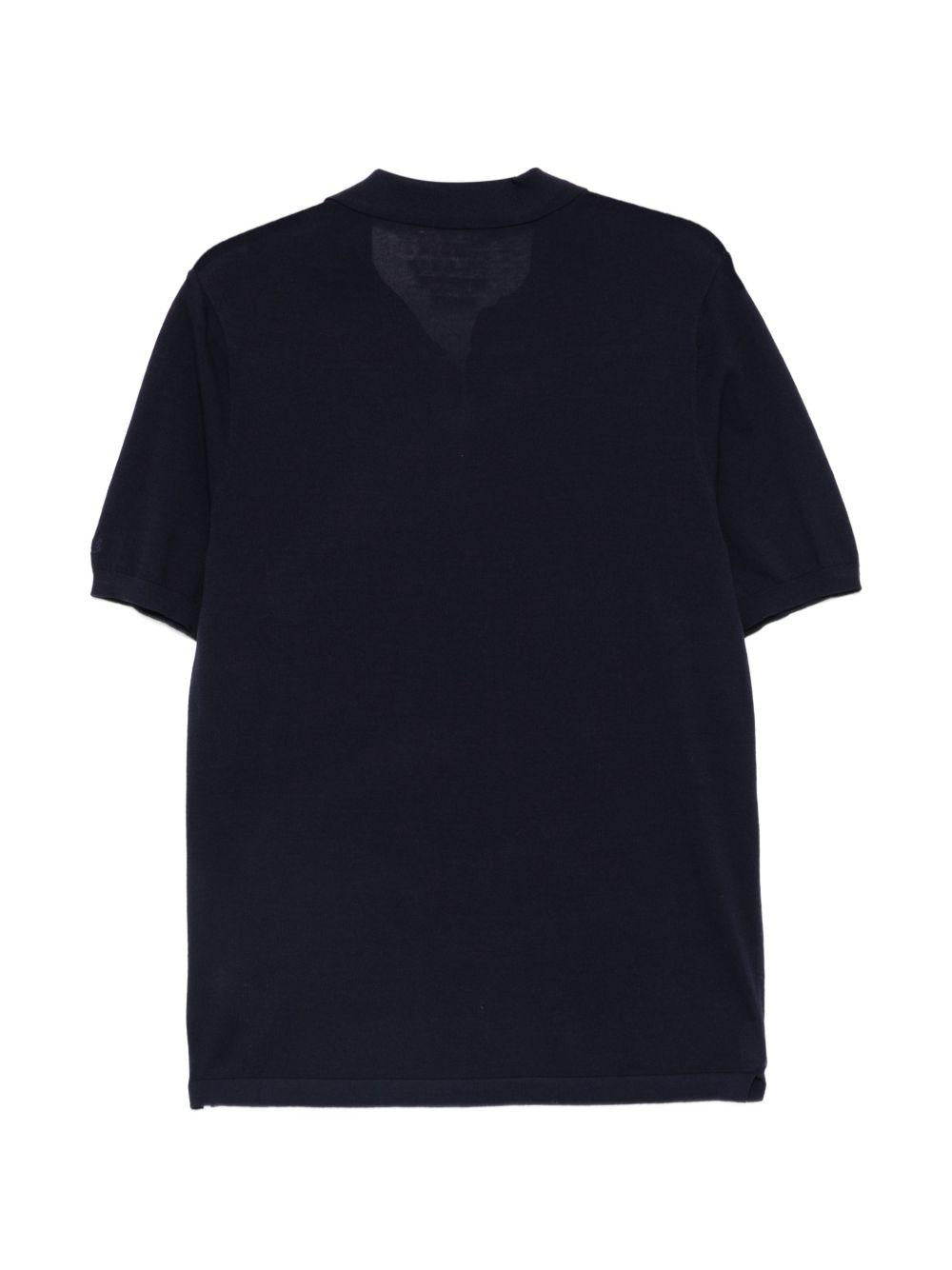 MC2 SAINT BARTH Polo Sloan in cotone blu navy