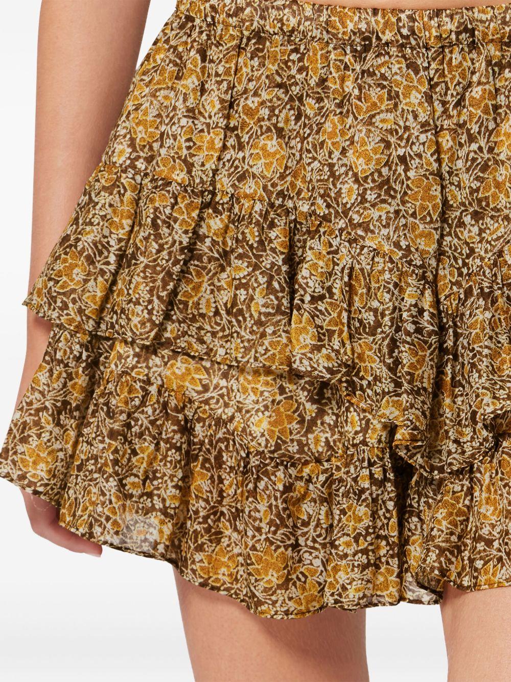 MARANT ETOILE Shorts multicolore in fresco cotone