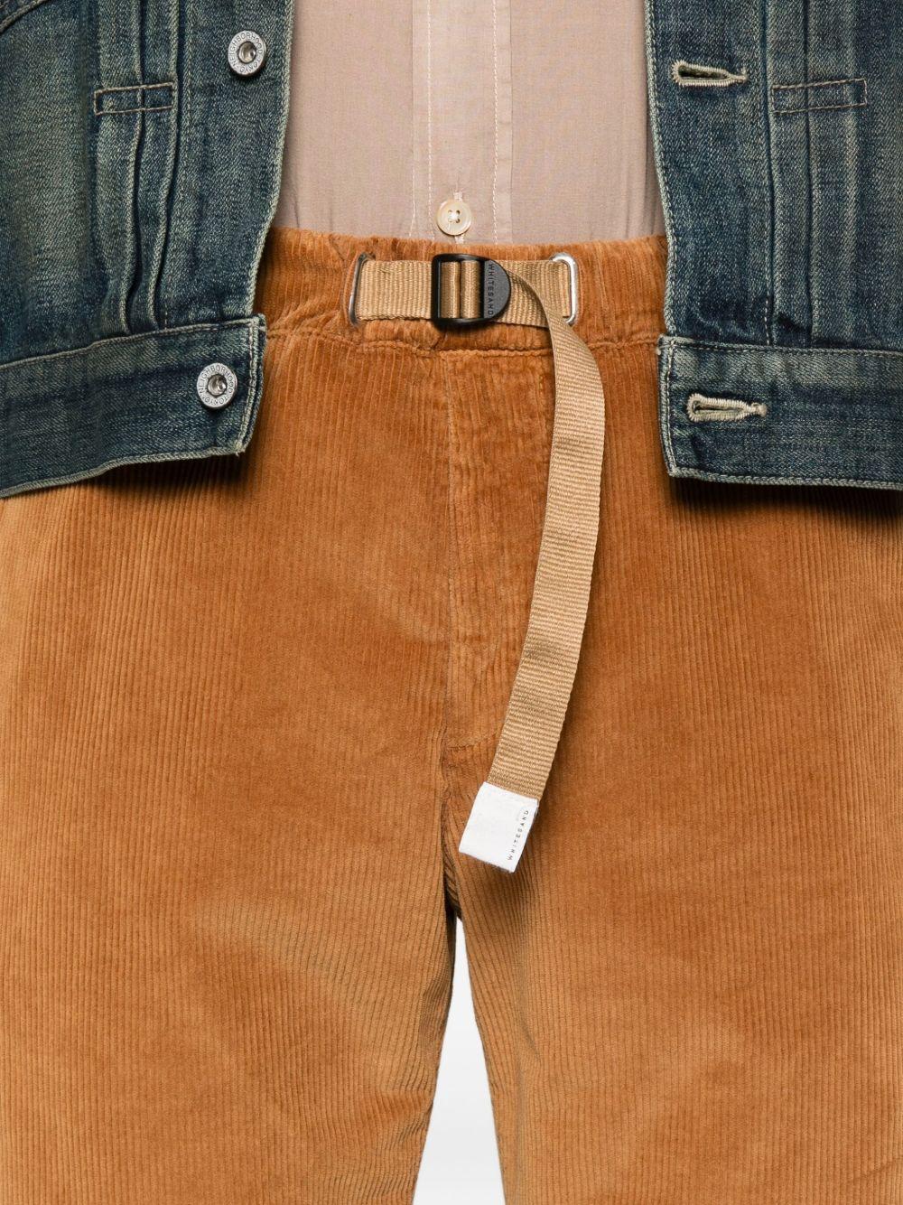 WHITE SAND Pantaloni a coste con cintura