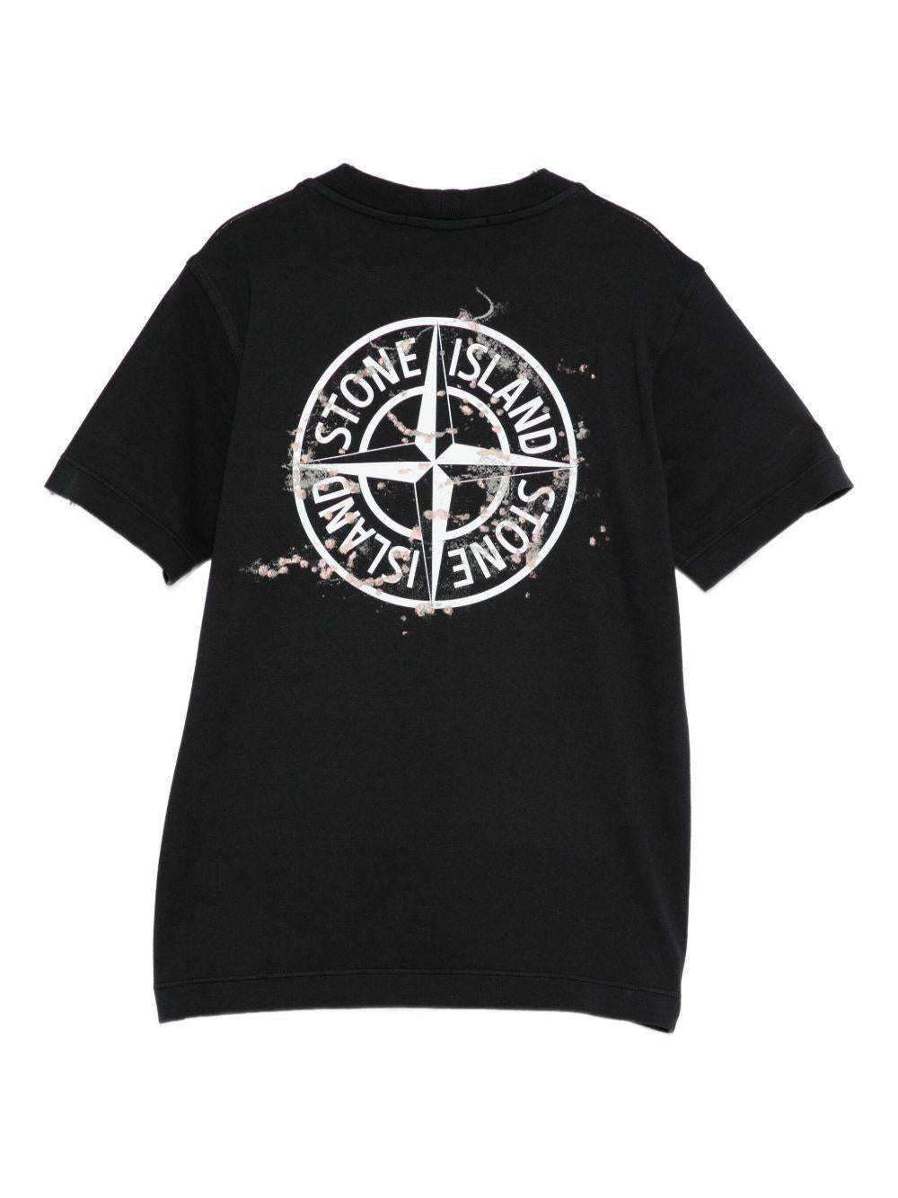 STONE ISLAND T-shirt a maniche corte con logo