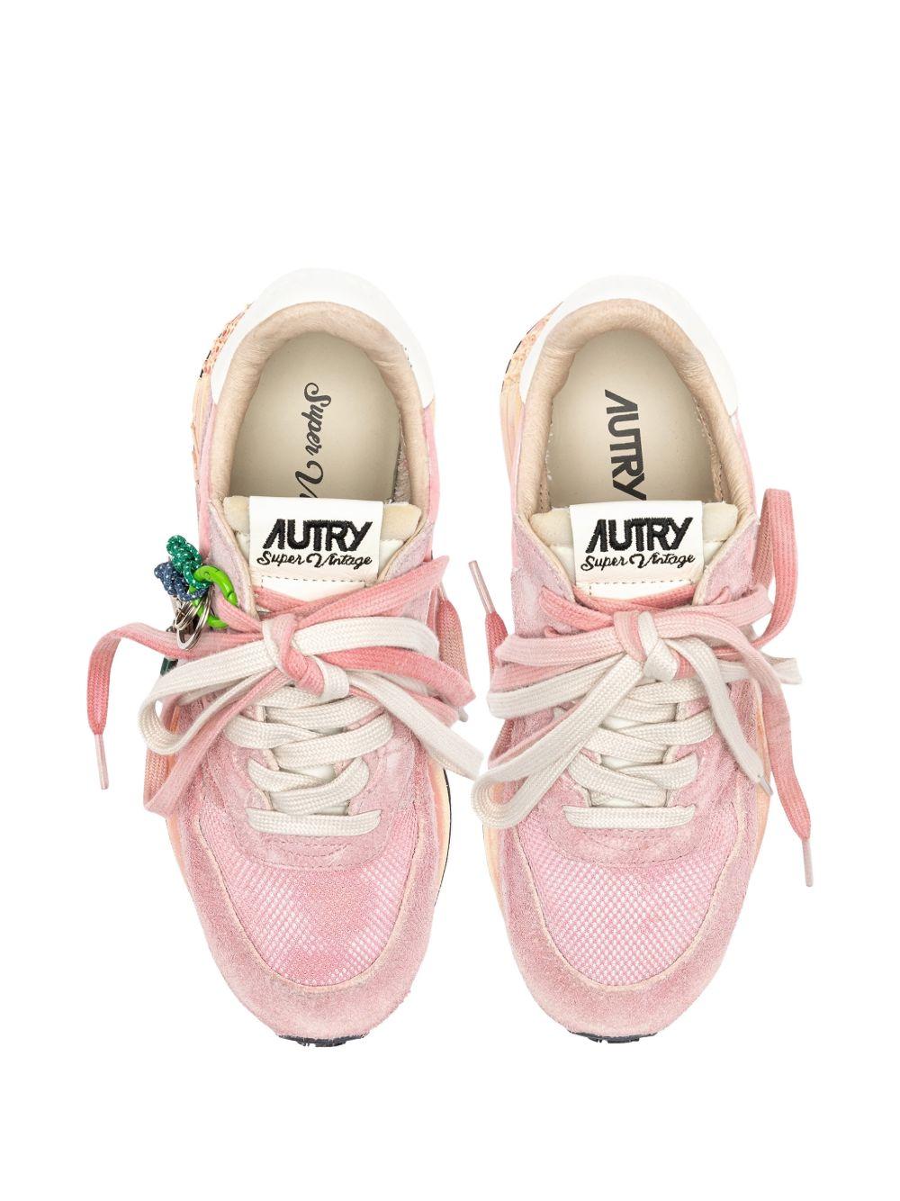 AUTRY Sneakers Reelwind rosa con charms