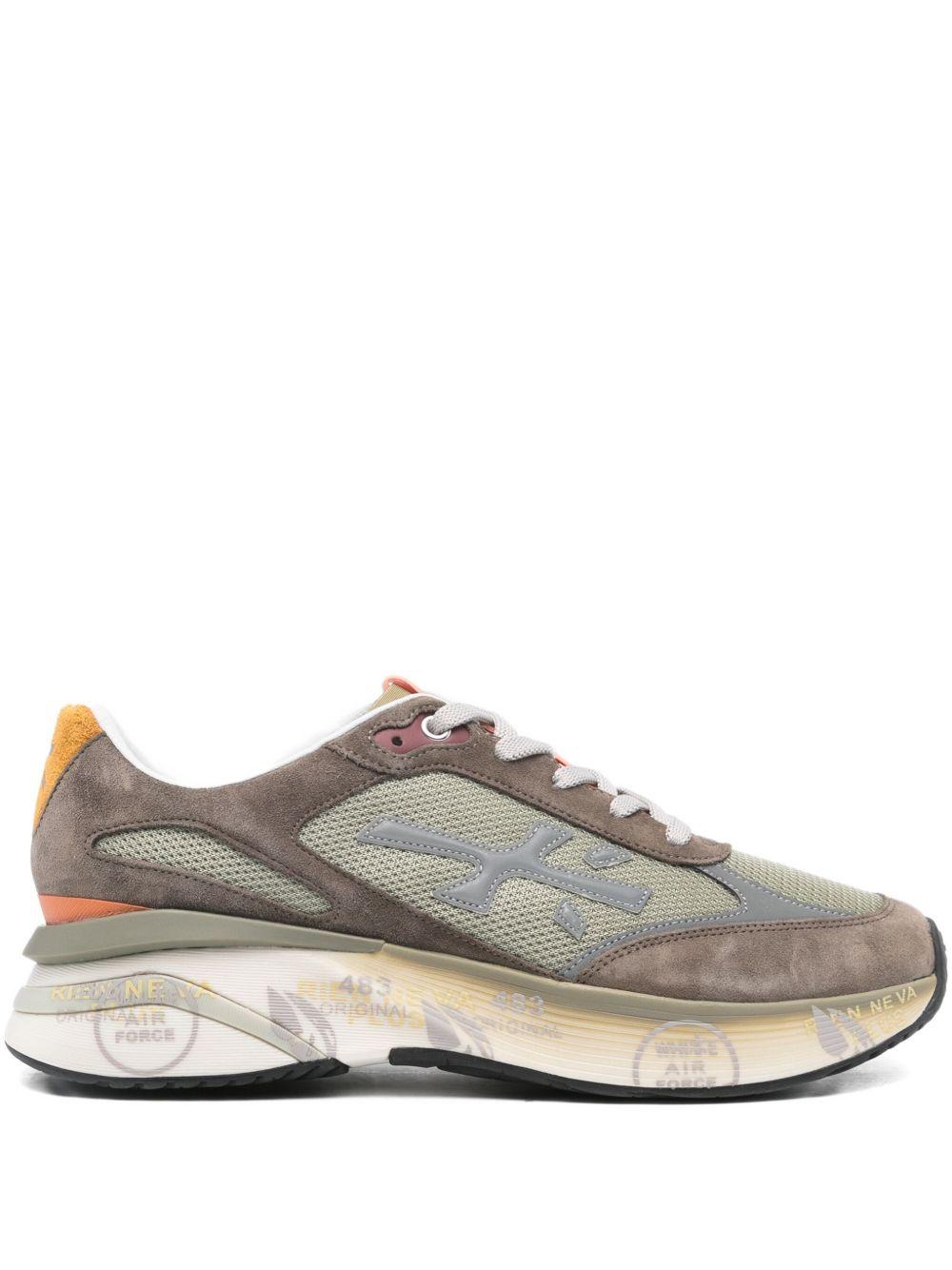PREMIATA Sneakers Moerun in pelle grigia