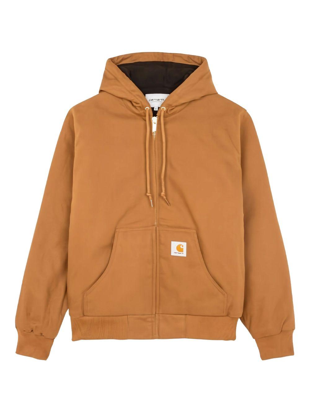 CARHARTT WIP Giubbotto marrone con cappuccio