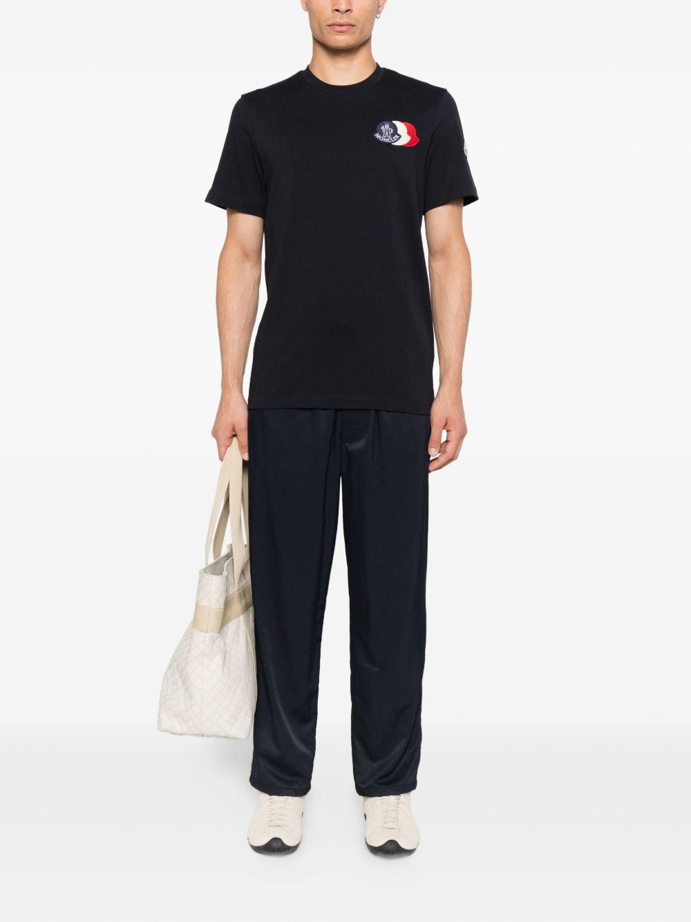 MONCLER T-shirt girocollo con logo