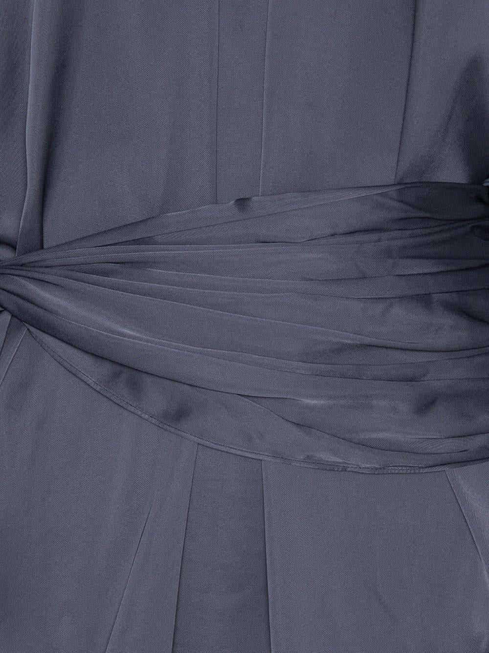 ROTATE Abito corto con cinturino in raso