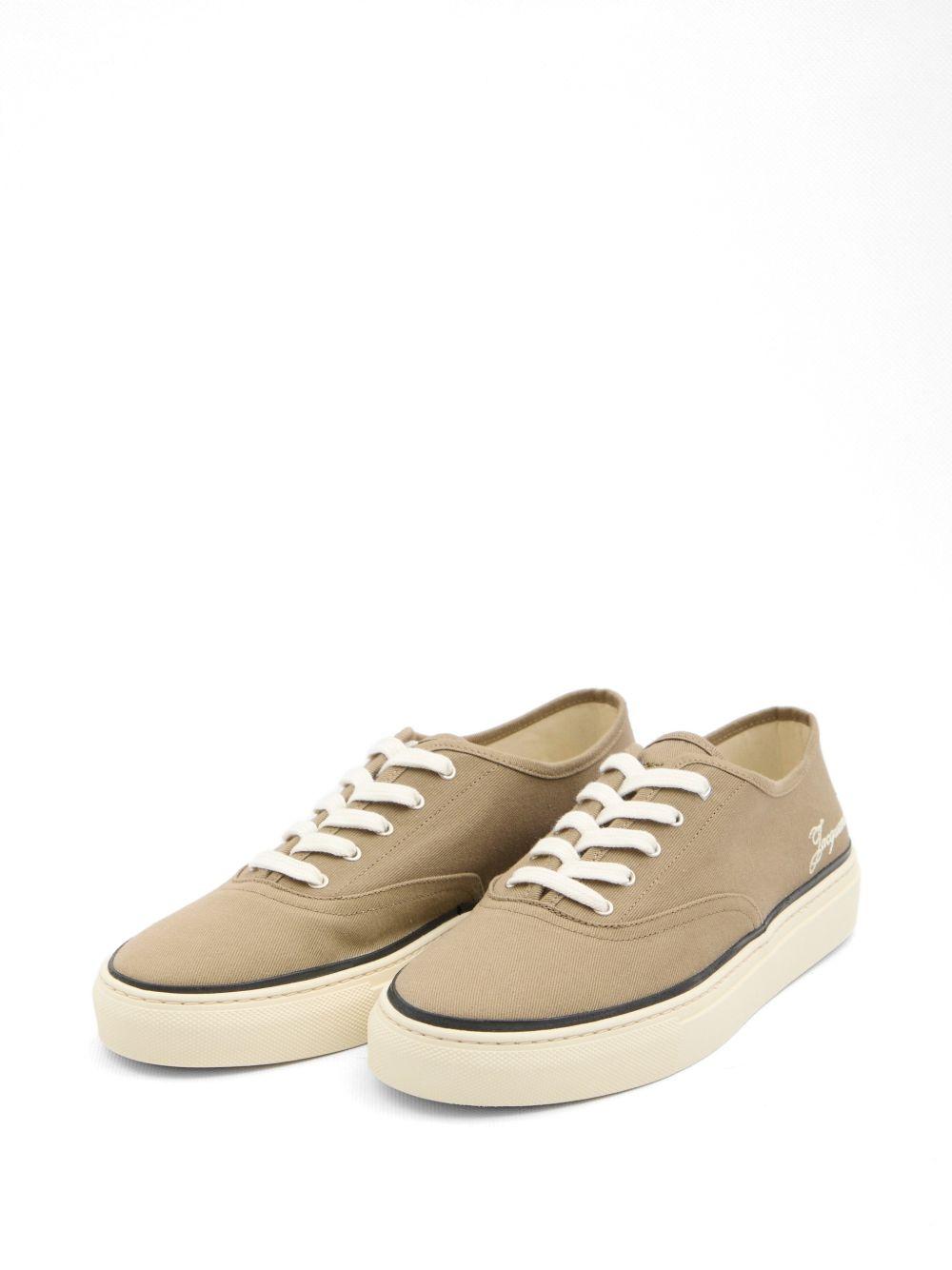 JACQUEMUS Skate sneakers in cotone color kaki