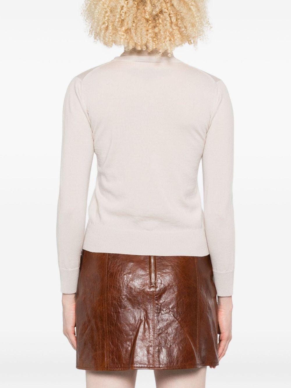 ALPHA STUDIO Maglia collo alto in lana merino