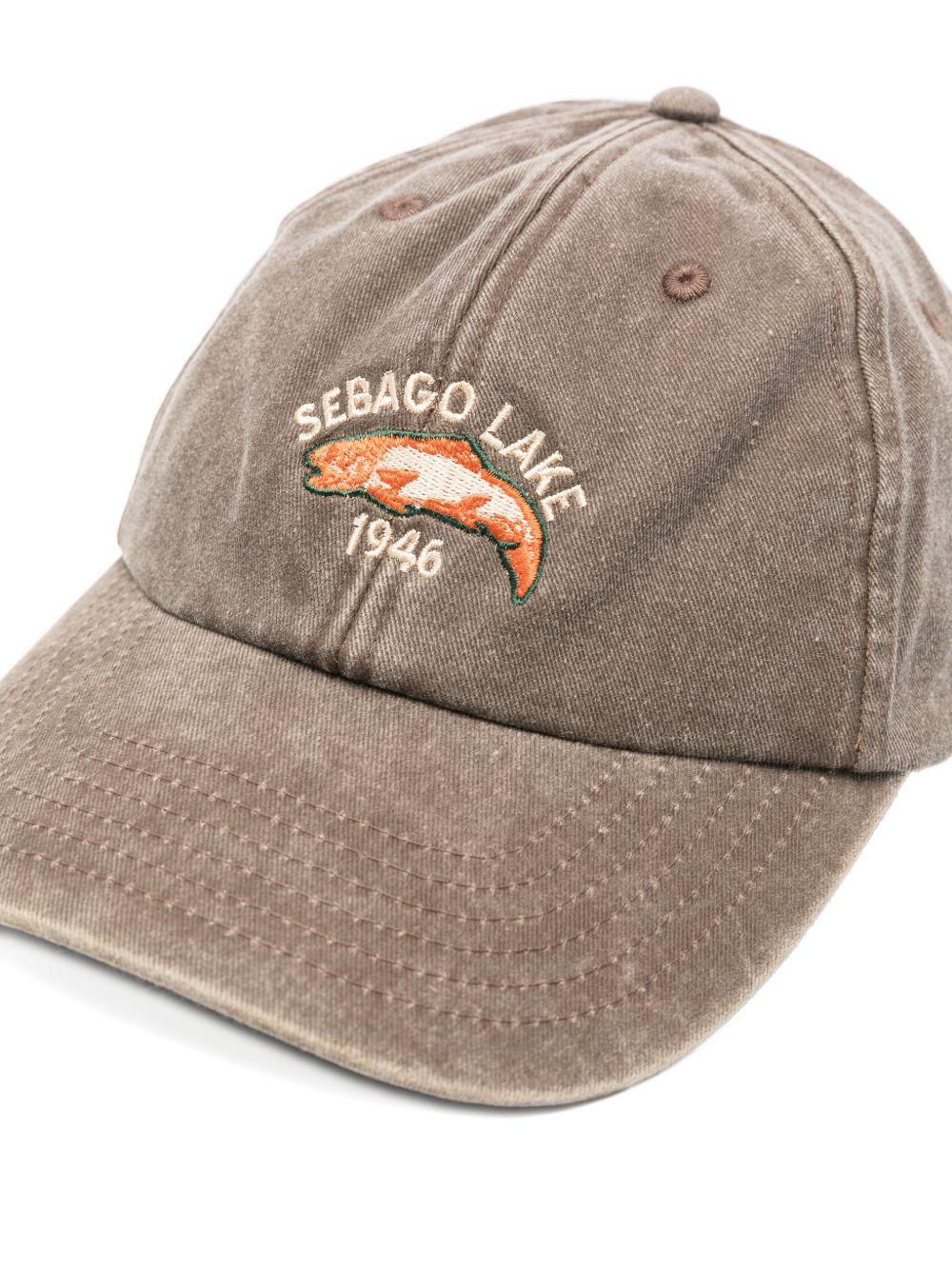 SEBAGO Cappello da baseball in cotone con ricamo