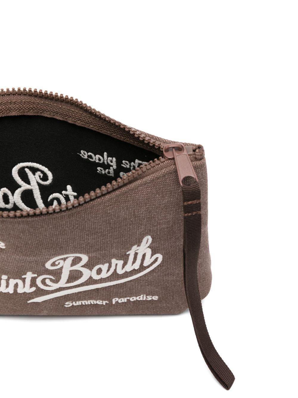 MC2 SAINT BARTH Pochette clutch bag Alina marrone