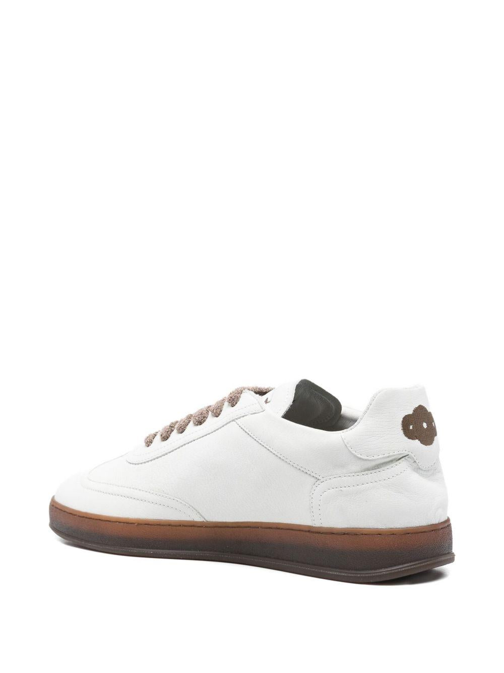 SOLDINI 80 Sneakers 'Nabuk' bianche