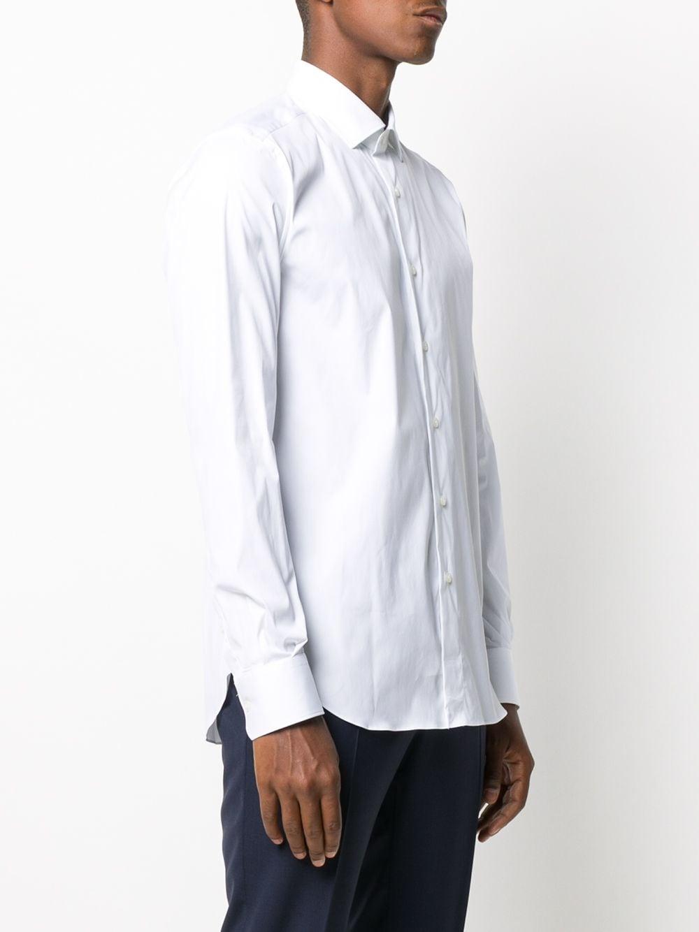 XACUS Camicia bianca a maniche lunghe