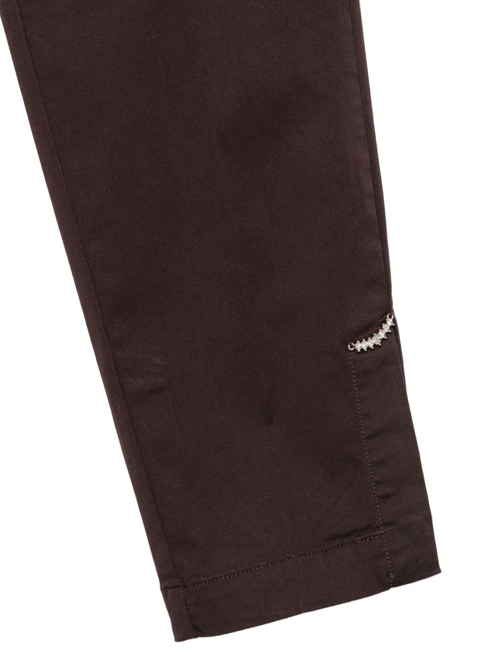 LIUJO Pantaloni classici marroni