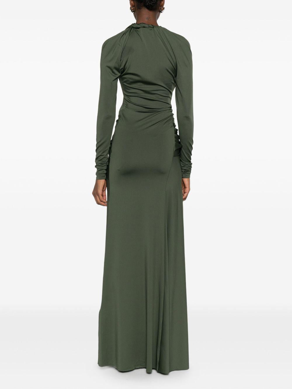 VICTORIA BECKHAM Abito lungo cut-out