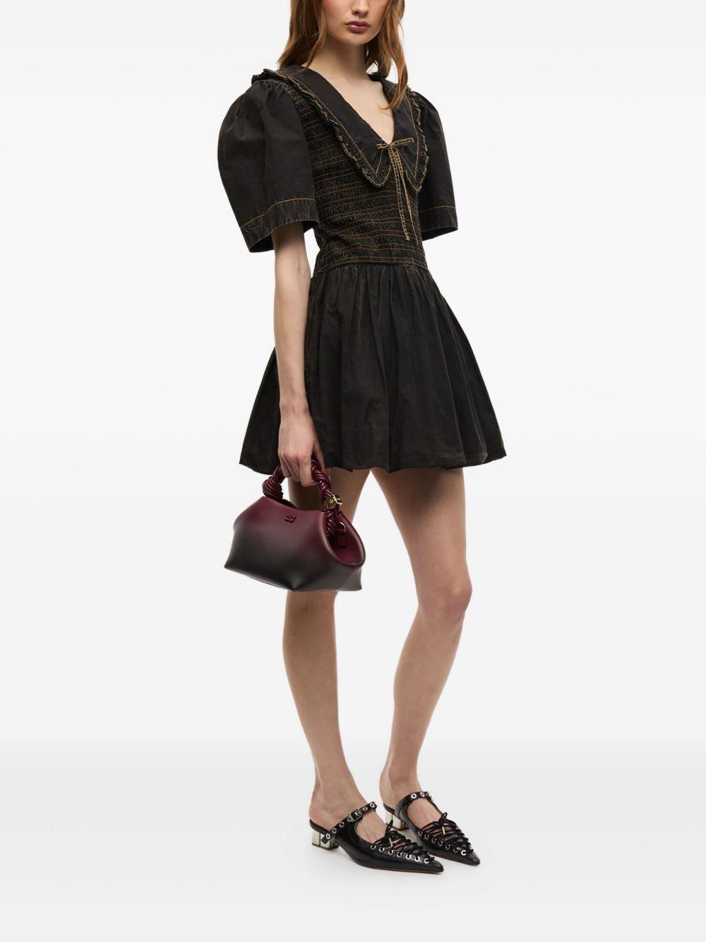 GANNI Borsa 'Bou' piccola rosso sfumato