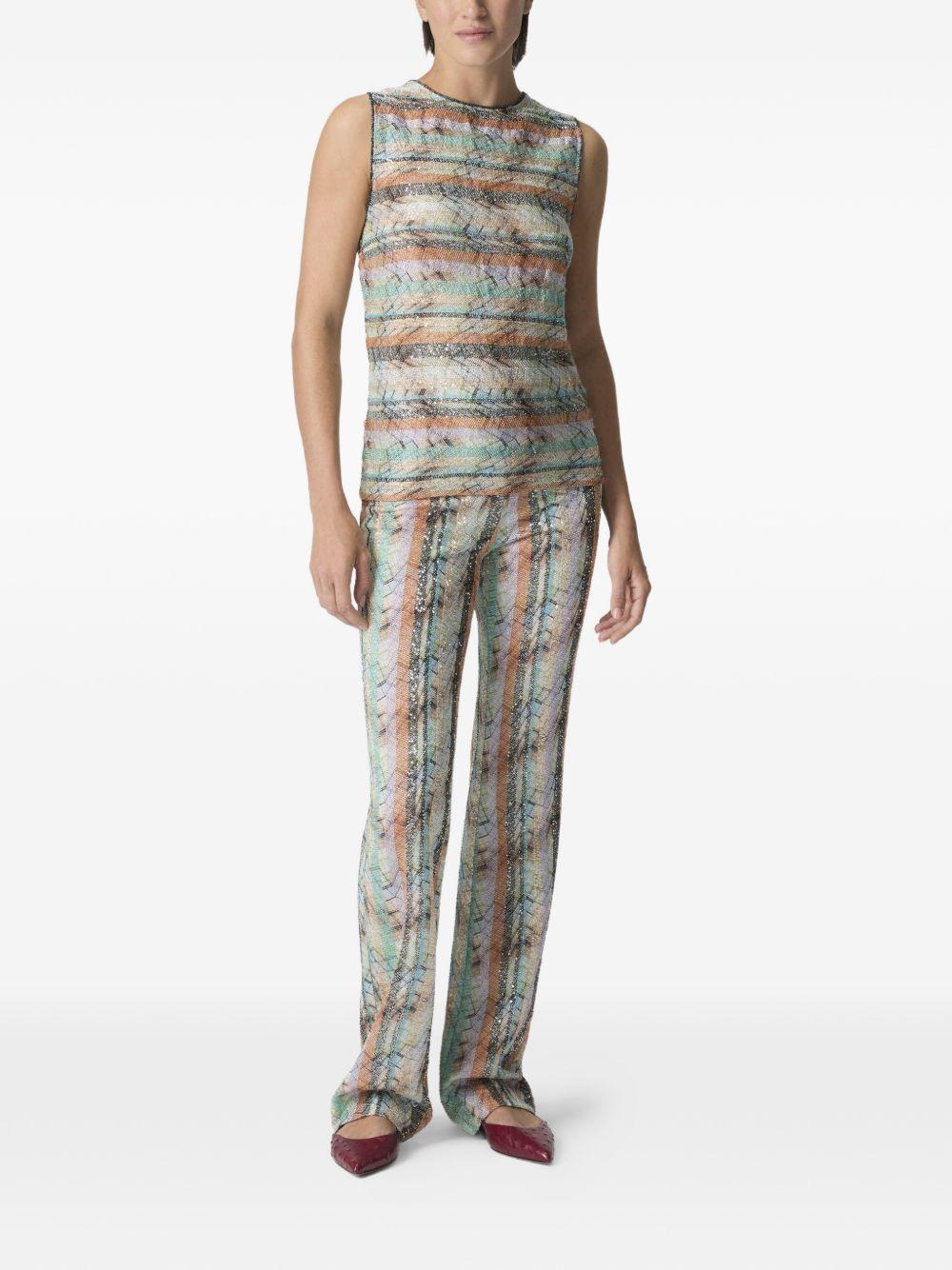 MISSONI Top a righe multicolore