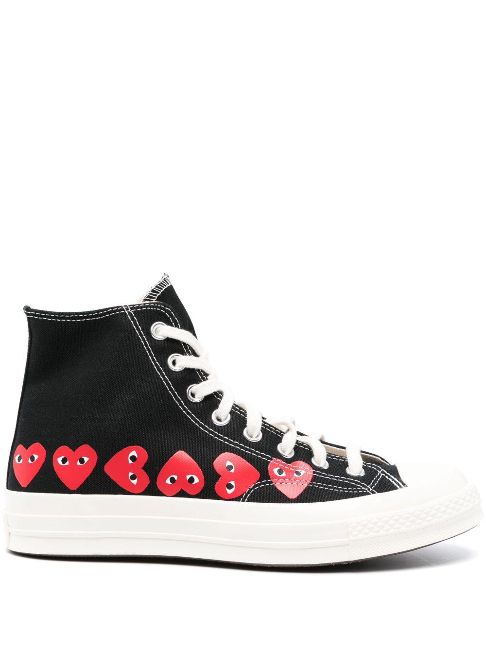 COMME DES GARCONS PLAY Sneakers con cuori