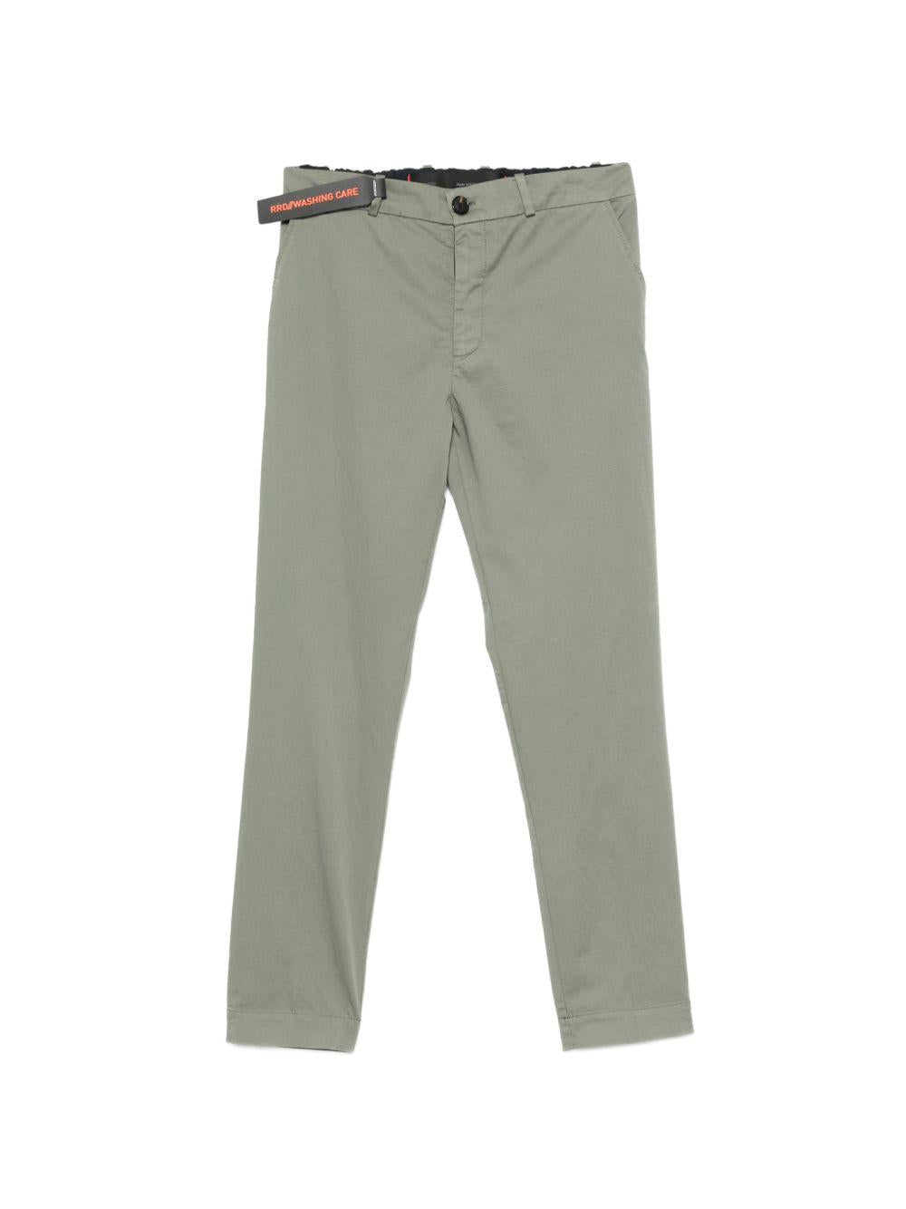 RRD ROBERTO RICCI DESIGNS Pantaloni verde salvia a gamba stretta