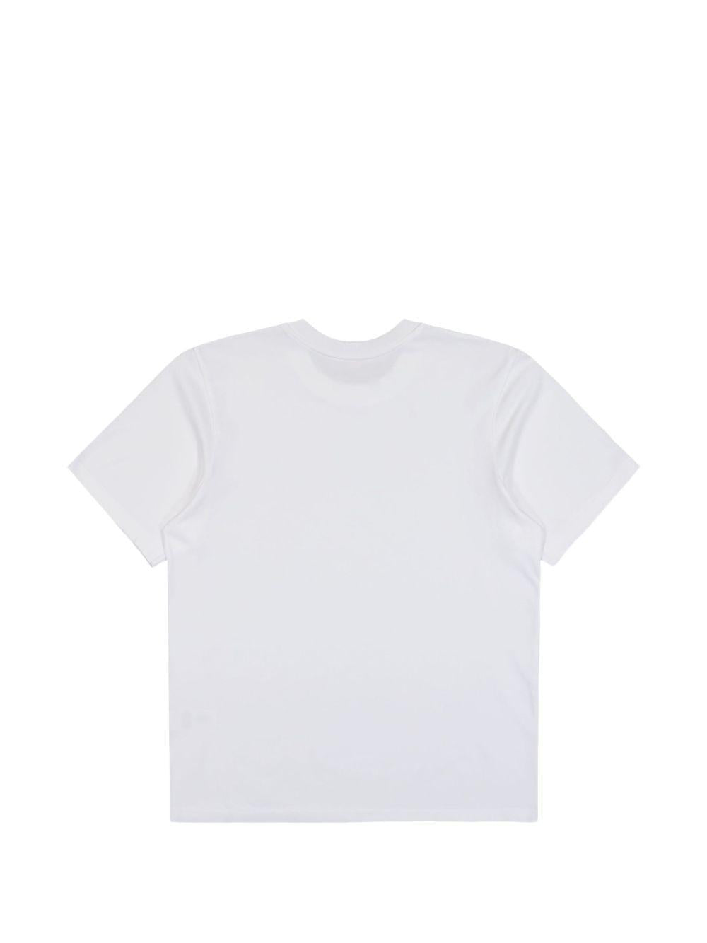 CASABLANCA T-shirt Sport Type in cotone bianco con logo
